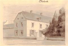 Huize Strabeek ten tijde van bewoning door de familie Schoenmaeckers