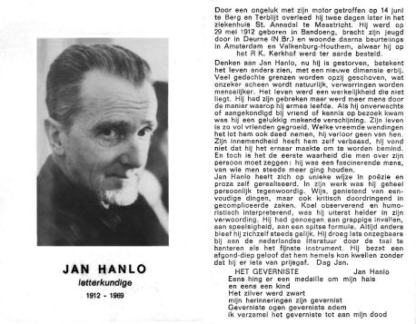 Hanlo, Jan (1912-1969)