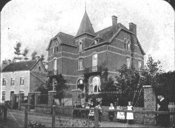 Oude ansichtkaart van villa Wilhelmina