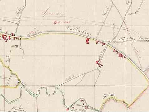 kadastrale kaart van ca. 1850