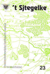 Voorblad omslag van verenigingsblad 't Sjtegelke